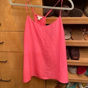Hot pink j crew tank